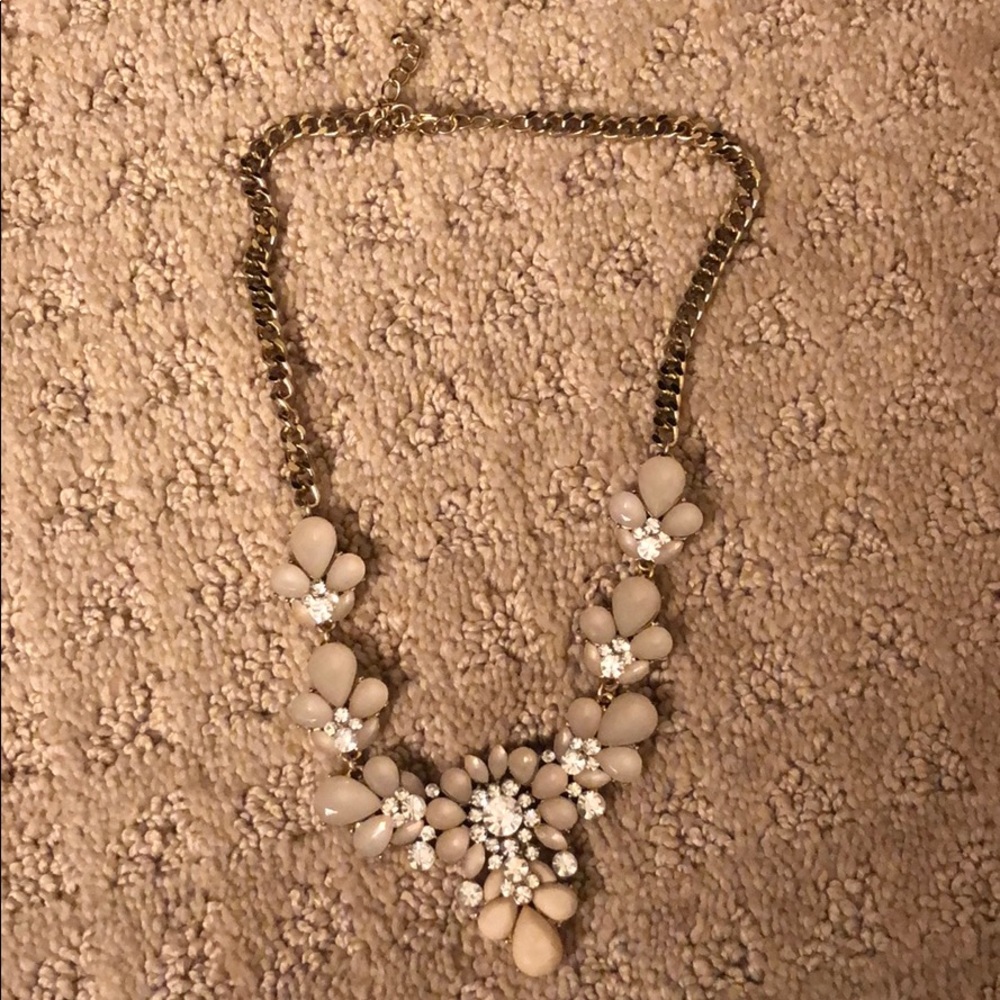 Floral statement necklace